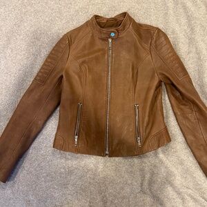 Wilson Genuine Leather Jacket – Women’s size Medium – Brown